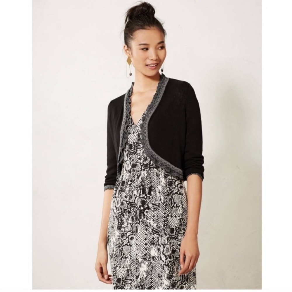 Anthropologie knitted & knotted Bolero NWT